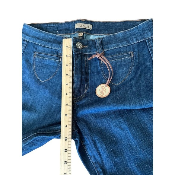 See Thru Soul Boot Cut Jeans Womens SZ 29 Blue Denim Flared Leg Casual Cotton - Picture 3 of 7